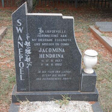 SWANEPOEL Jacomina Hendrina 1927-1982