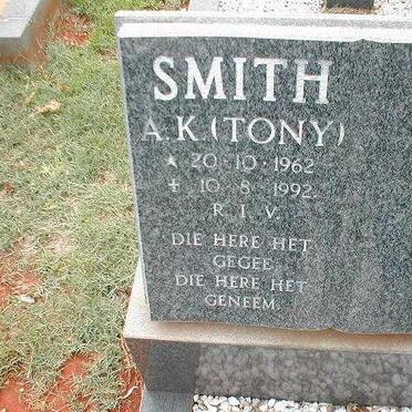 SMITH A.K. 1962-1992