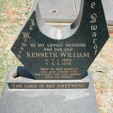 SWARDT Kenneth William, de 1929-1978