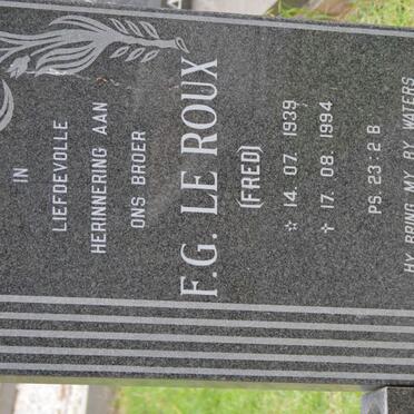 STRYDOM F.G. Le Roux 1939-1994