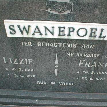 SWANEPOEL Frank 1893-1973 &amp; Lizzie 1898-1978