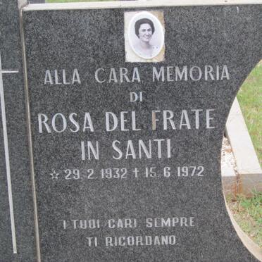 SANTI Rosa Del Frate 1932-1972