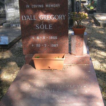 SOLE Lyall Gregory 1966-1987 :: SOLE Venetia Beverley 1968-2010