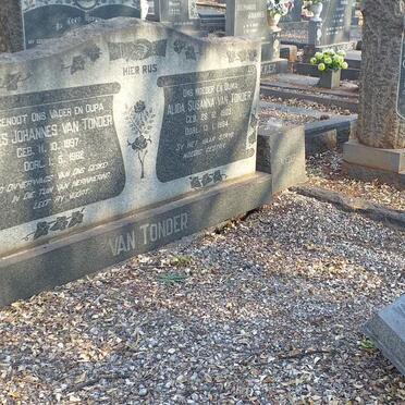 TONDER Andries Johannes, van 1897-1962 & Alida Susanna 1903-1984 :: VAN TONDER Andrew Comphries 1957-1992