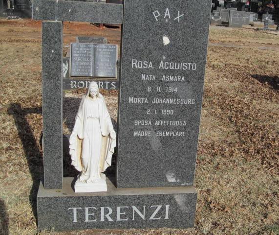 TERENZI Rosa Acquisto 1914-1990