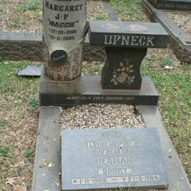 UPNECK Herman 1909-1964 &amp; Margaret J.P. 1910-1960