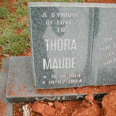 WILMOT Thora Maude 1914-1994