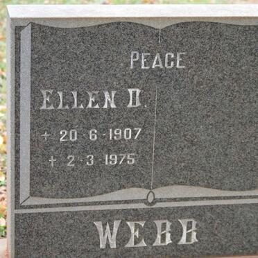 WEBB Ellen D. 1907-1975
