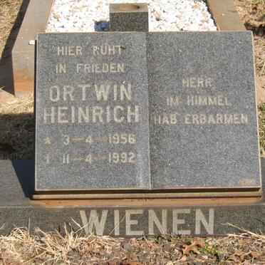 WIENEN Ortwin Heinrich 1956-1992