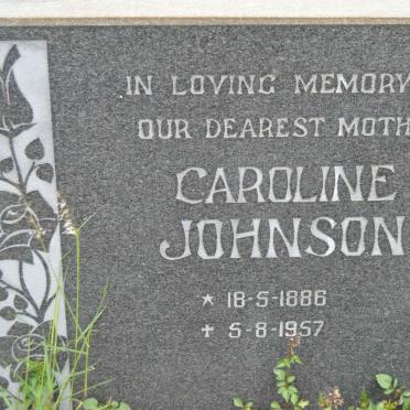 JOHNSON Caroline 1886-1957