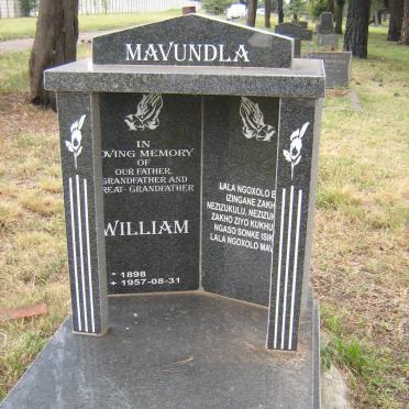 MAVUNDLA William 1898-1957