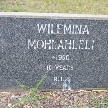 MOHLAHLELI Wilemina -1950