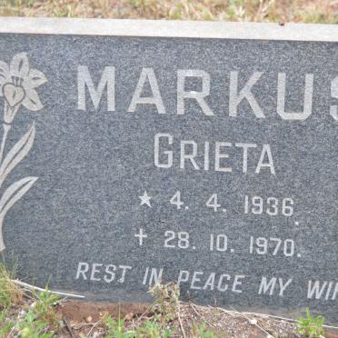 MARKUS Grieta 1936-1970