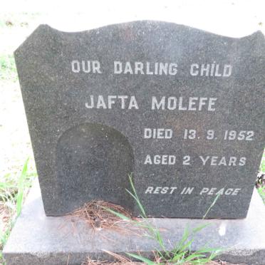 MOLEFE Jafta -1952