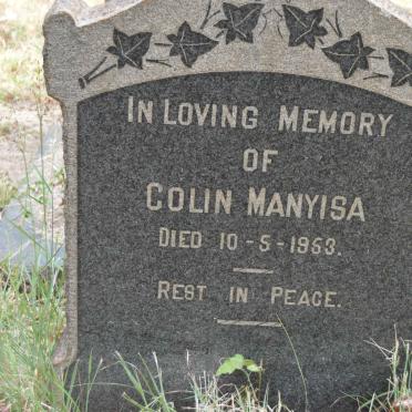 MANYISA Colin -1953