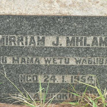 MHLAMBI Mirriam J. -1954
