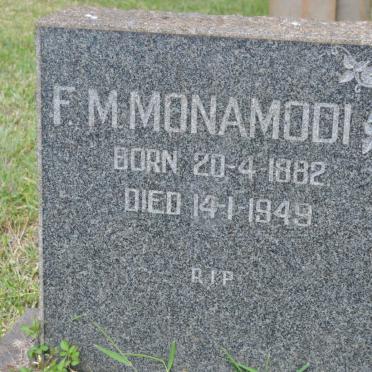 MONAMODI F.M. 1882-1949