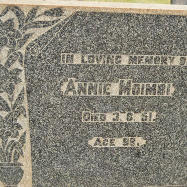 MOIMBI Annie -1951