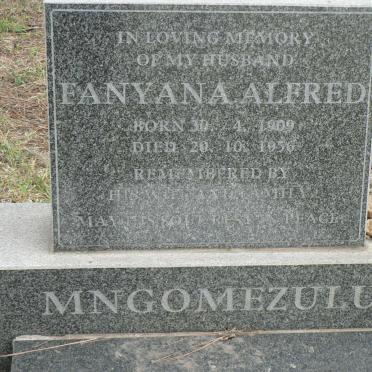 MNGOMEZULU Fanyana Alfred 1909-1956