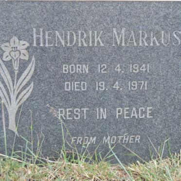 MARKUS Hendrik 1941-1971