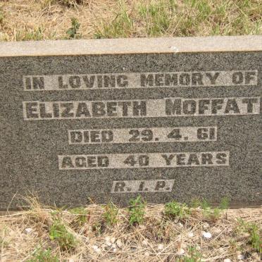 MOFFAT Elizabeth -1961