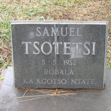 TSOTETSI Samuel -1952