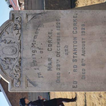 CORKE Edward Stanton -1928 &amp; Mary -1926
