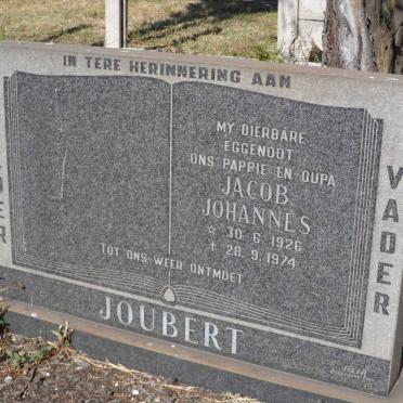 JOUBERT Jacob Johannes 1926-1974