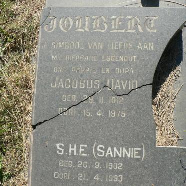 JOUBERT Jacobus David 1912-1975 &amp; S.H.E. 1902-1993