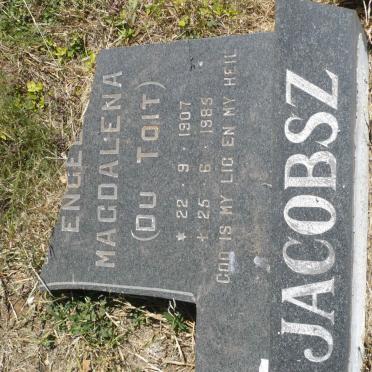 JACOBSZ Engela Magdalena nee DU TOIT 1907-1985