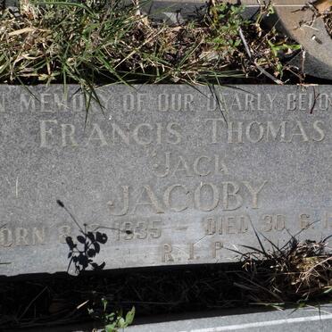 JACOBY Francis Thomas Jack 1935-1979