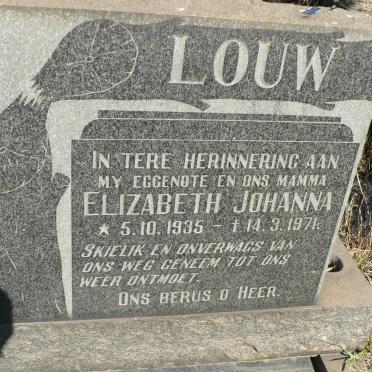 LOUW Elizabeth Johanna 1935-1971