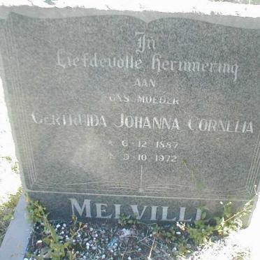 MELVILLE Gertruida Johanna Cornelia 1887-1972