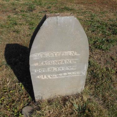 MASUNYANE Stephen 1909-1945