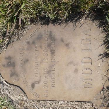 MODIGA O. Tlokofetse -1939