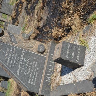 MULLER Johannes Andries 1917-1966 &amp; Martha Magritha 1923-2000