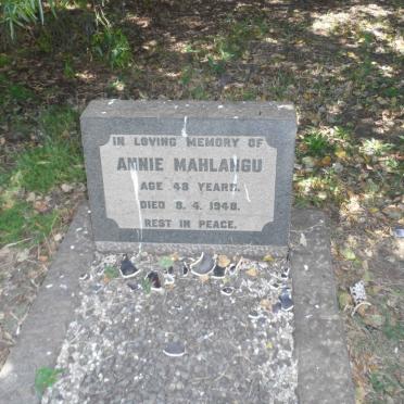 MAHLANGU Annie -1948