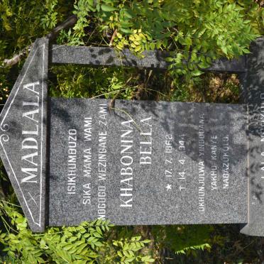 MADLALA Khabonina Bella 1862-1944