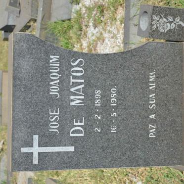 MATOS Jose Joaquim, de 1898-1980