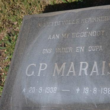 MARAIS G.P. 1938-1980