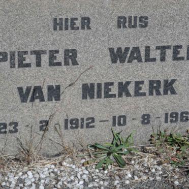 NIEKERK Pieter Walter, van 1912-1961