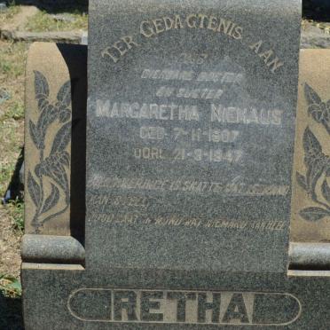 NIEHAUS Margaretha 1907-1947