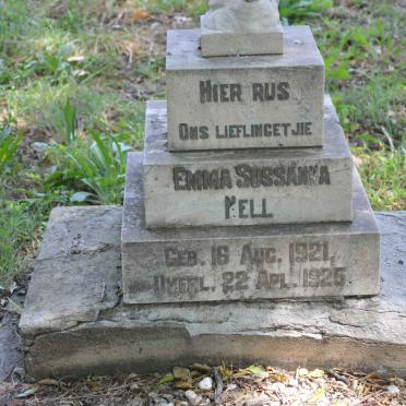NELL Emma Sussanna 1921-1925