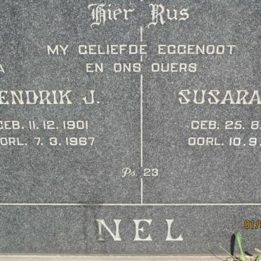 NEL Hendrik J. 1901-1967 &amp; Susara J.P. 1915-2004