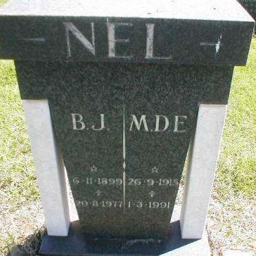 NEL B.J. 1988-1977 &amp; M.D.E. 1915-1991