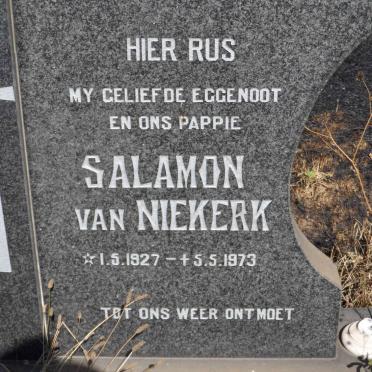 NIEKERK Salamon, van 1927-1973