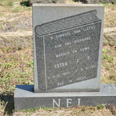 NEL Ester J.E. 1905-1981