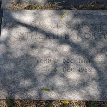 NORTON Johannah Christine Catherine 1868-1953