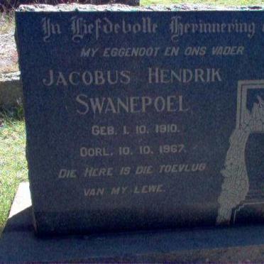 SWANEPOEL Jacobus Hendrik 1910-1967