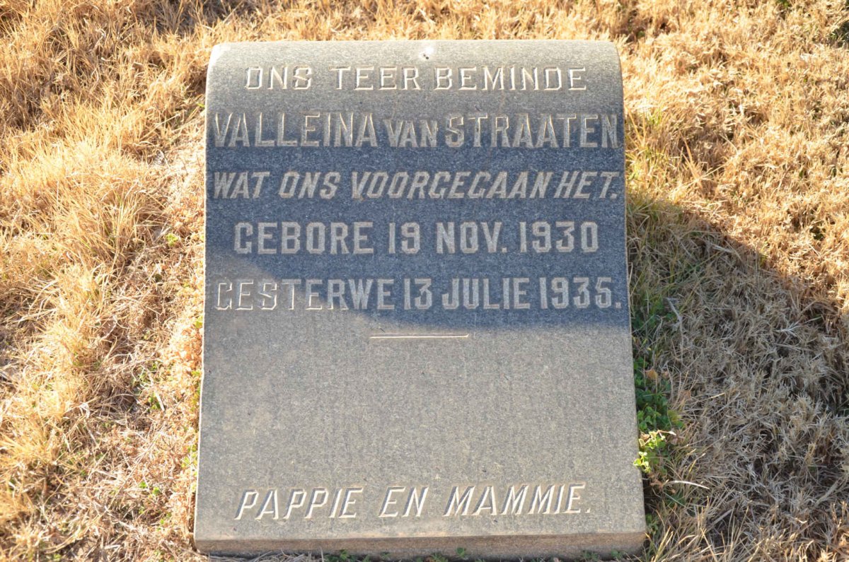 STRAATEN Valleina, van 1930-1935